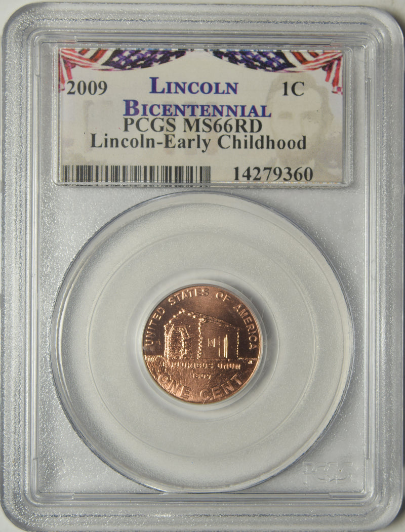 2009 Early Childhood Lincoln Cent . . . . PCGS MS-66 RD