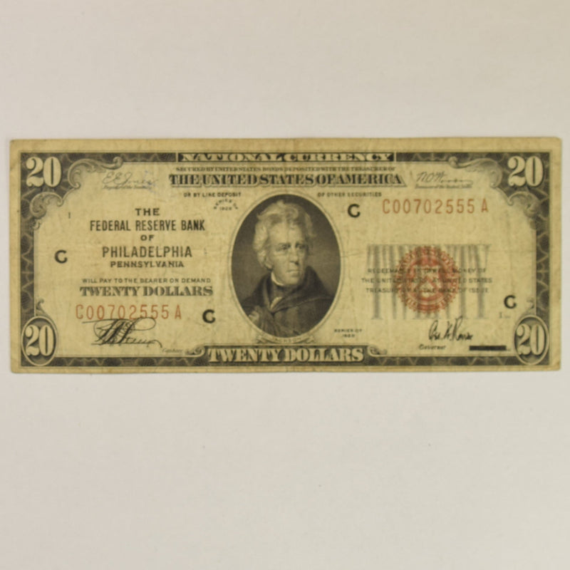 New York $100.00 1929 Federal Reserve Bank Note FR. 1890B . . . . Choice Crisp Uncirculated