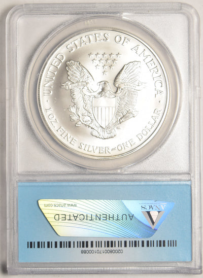 2002 Silver Eagle . . . . ANACS MS-70