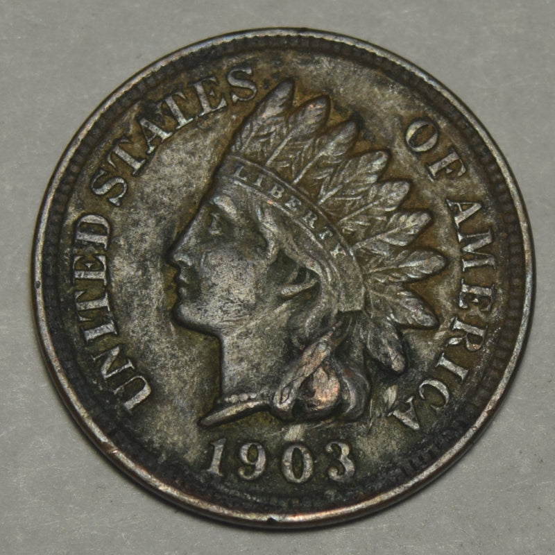 1903 Indian Cent . . . . AU corrosion