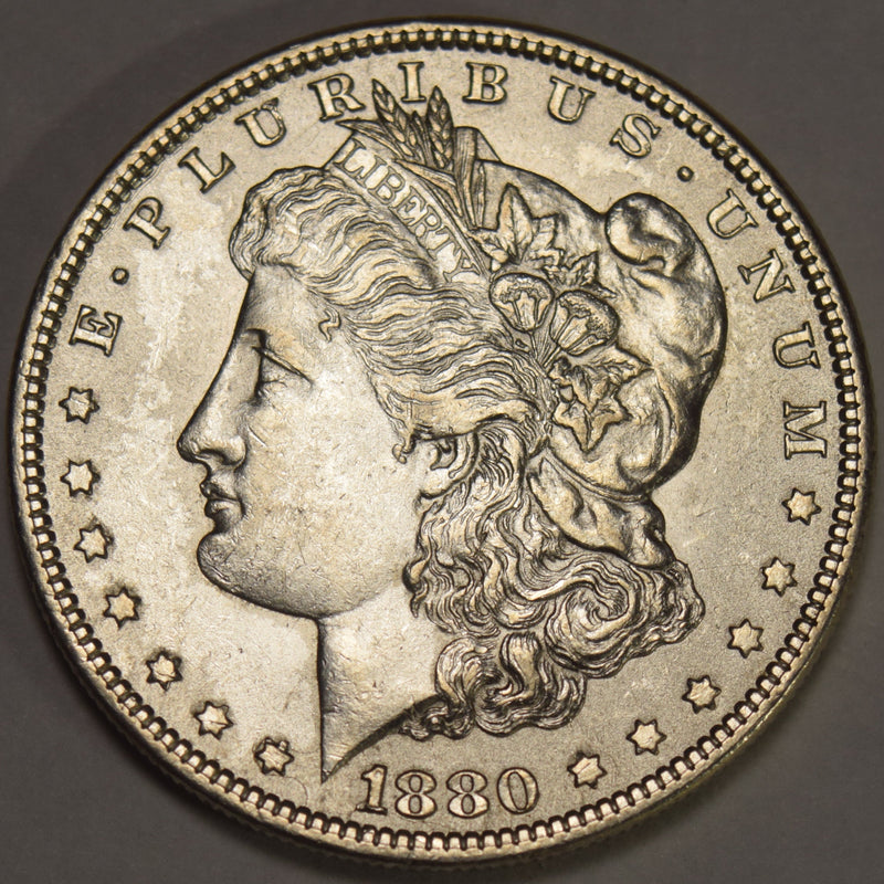 1880 Morgan Dollar . . . . BU reverse cleaned