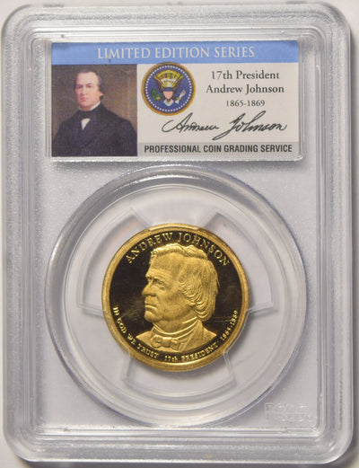 2011-D A. Johnson Presidential Dollar . . . . PCGS PR-69 DCAM