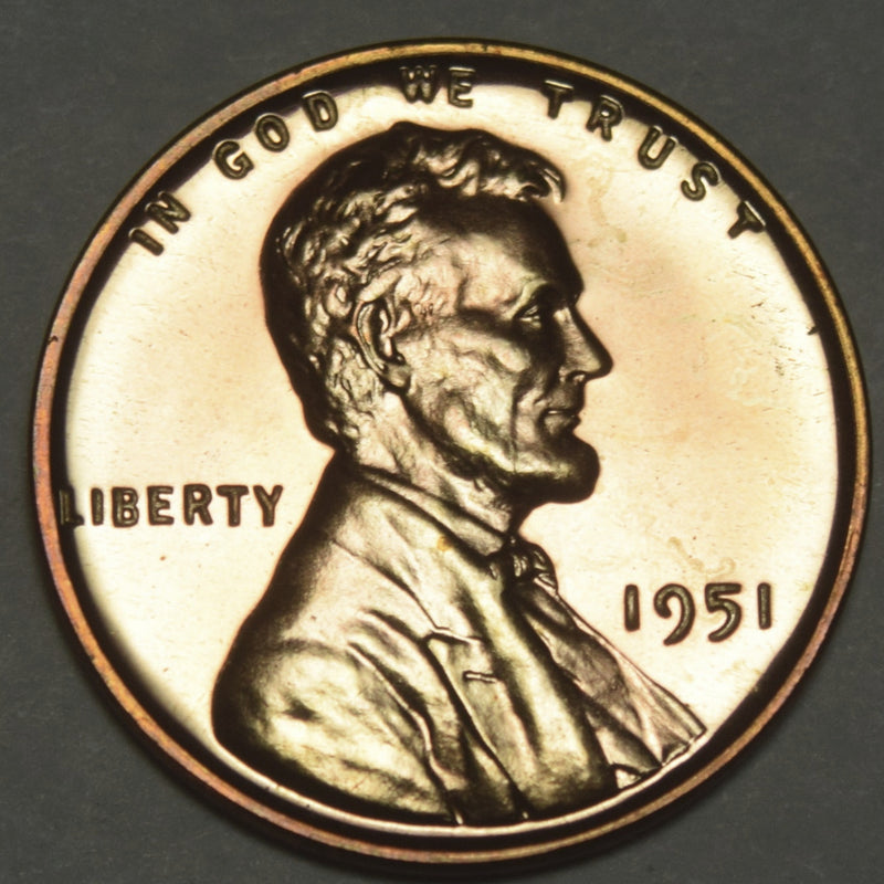 1951 Lincoln Cent . . . . Superb Brilliant Proof Red