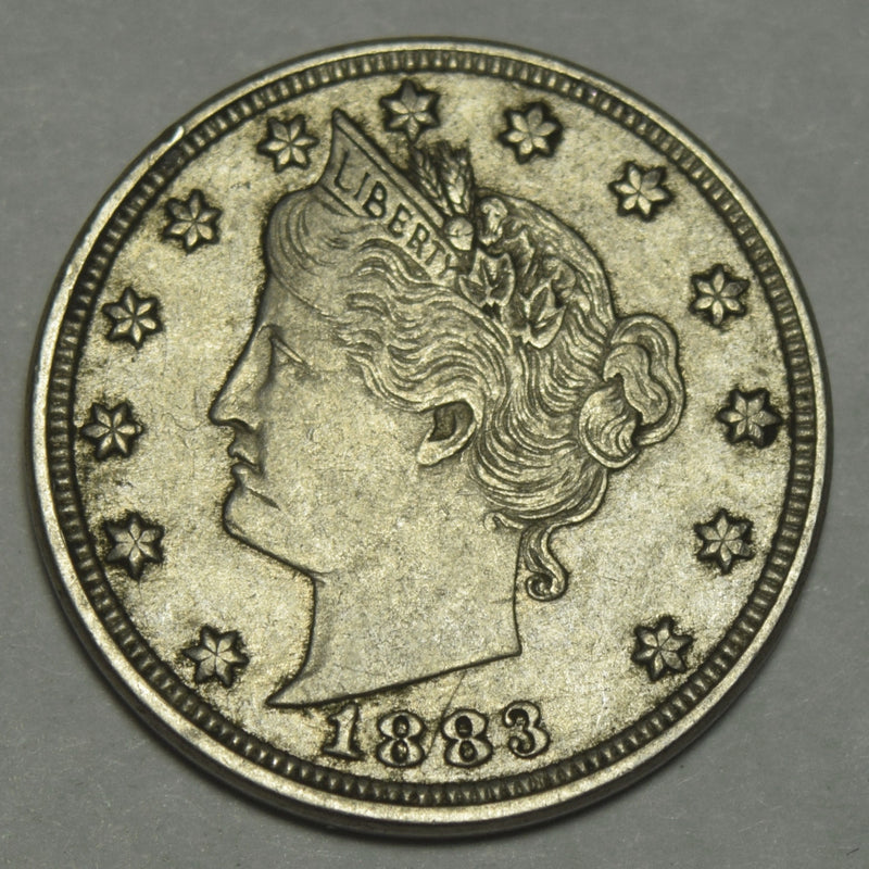 1883 No CENTS Liberty Nickel . . . . XF/AU