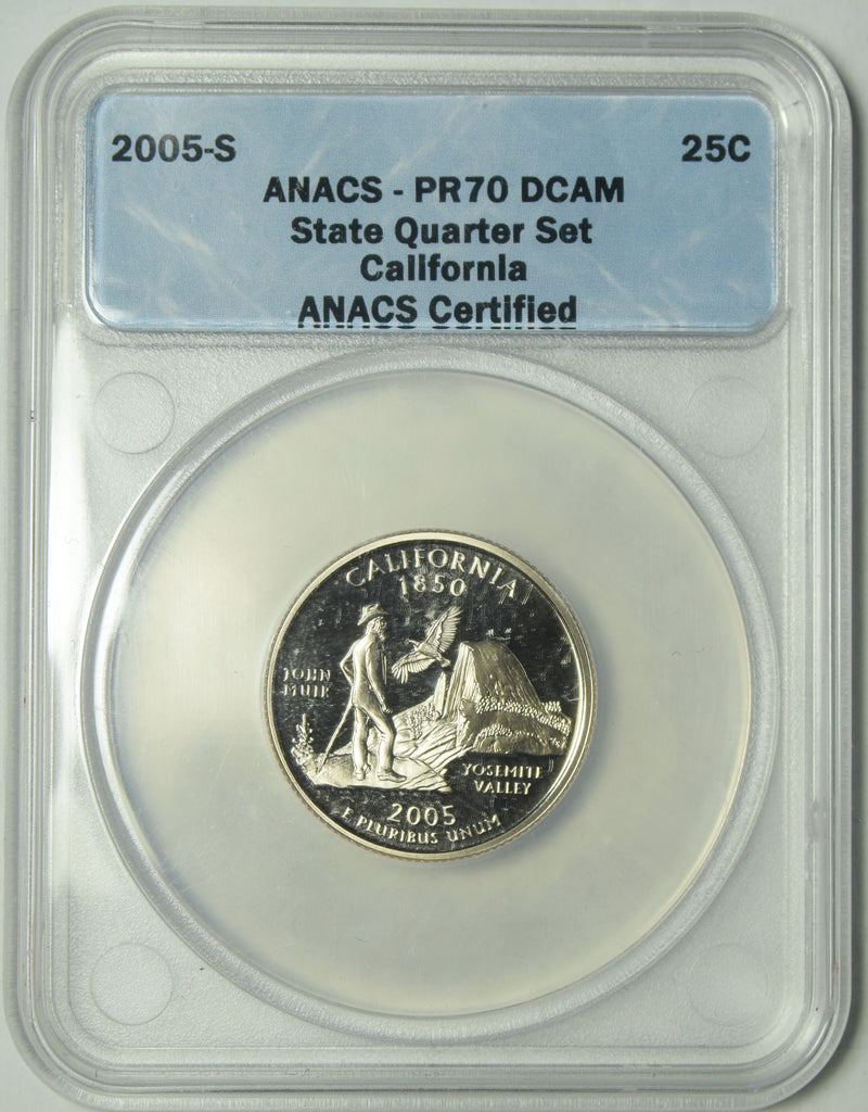 2005-S California State Quarter . . . . ANACS PR-70 DCAM