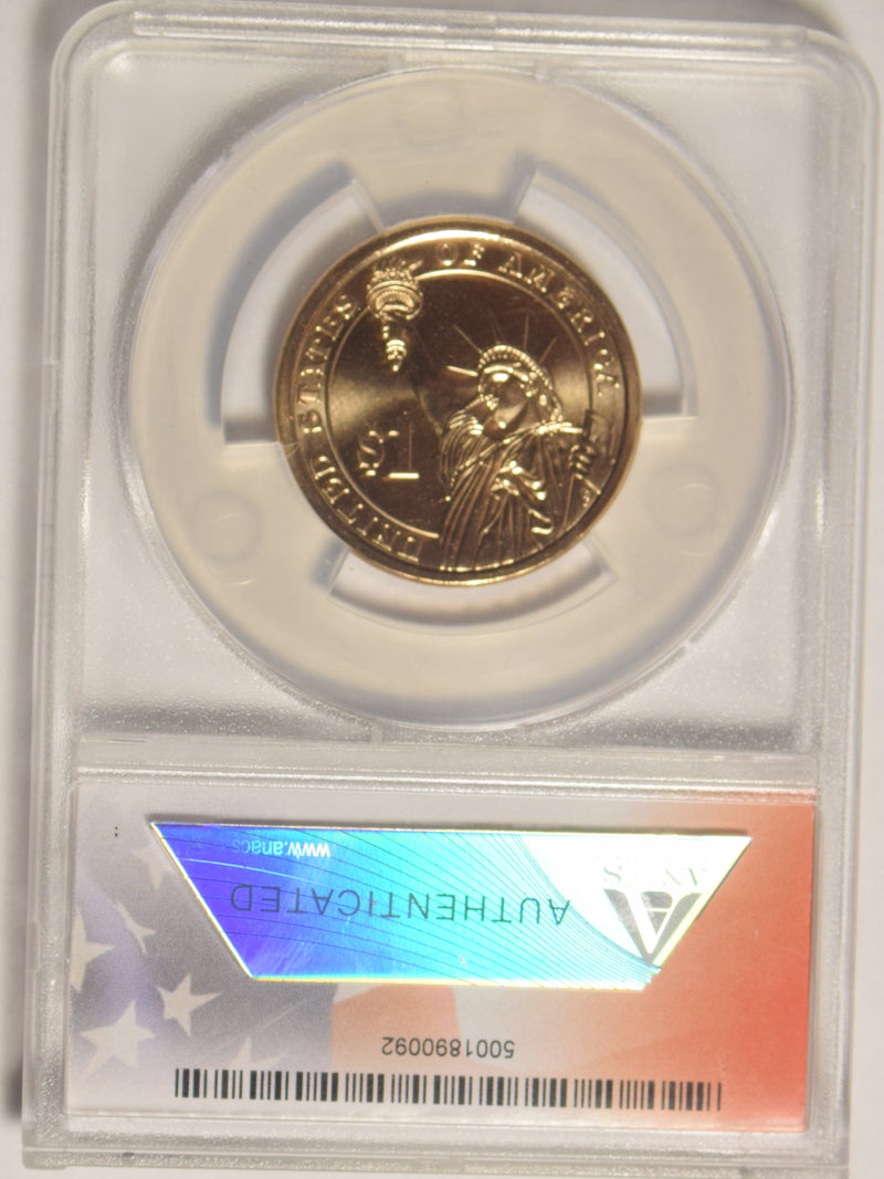 2011-D Hayes Presidential Dollar . . . . ANACS MS-68 First Strike