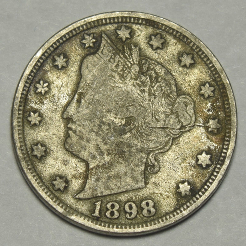1898 Liberty Nickel . . . . VF scratches