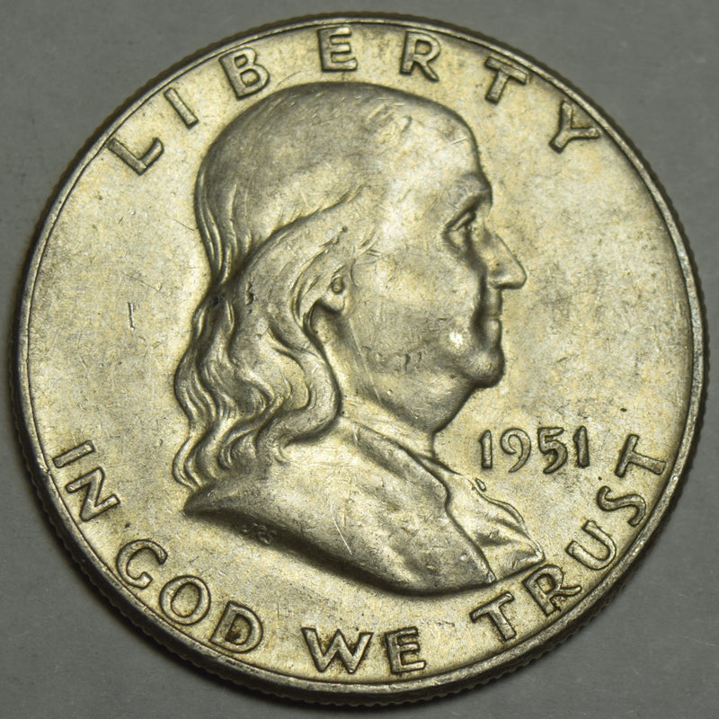 1951 Franklin Half . . . . Choice About Uncirculated