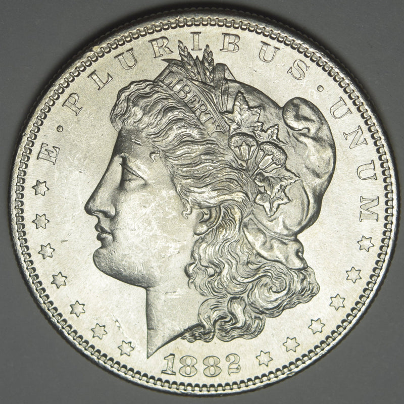 1882-S Morgan Dollar . . . . Choice BU+