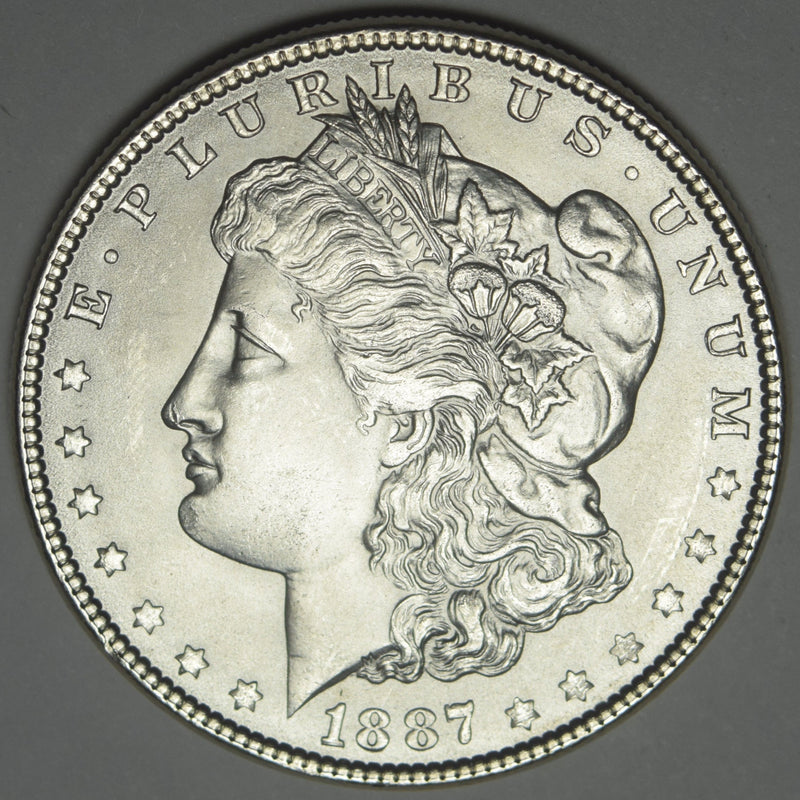 1887 Morgan Dollar . . . . Choice BU+