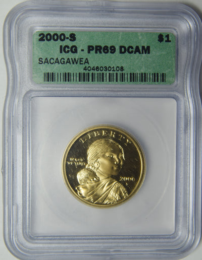 2000-S Sacagawea Dollar . . . . ICG PR-69 DCAM