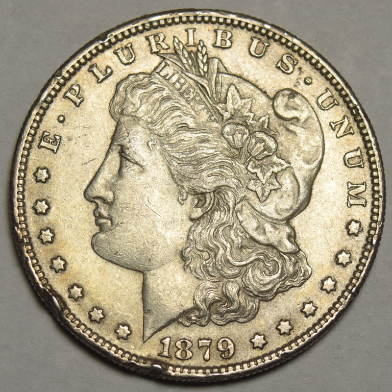 1879-S Morgan Dollar . . . . AU rim bump