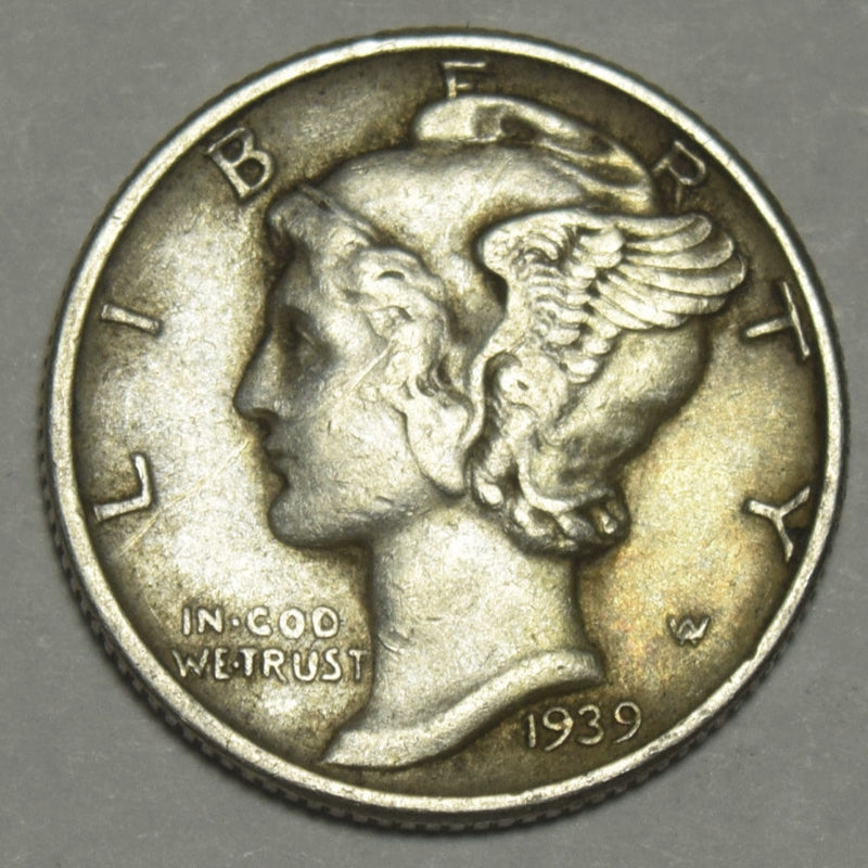 1939 Mercury Dime . . . . Choice About Uncirculated