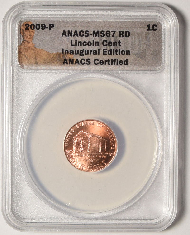 2009-P Early Childhood Lincoln Cent . . . . ANACS MS-67 RD Inaugural Edition