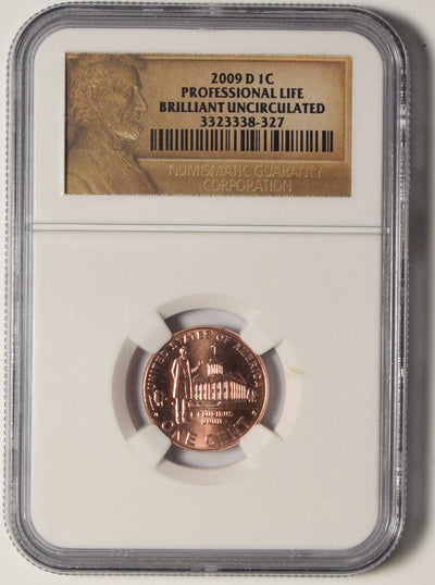 2009-D Professional Life Lincoln Cent . . . . NGC Brilliant Uncirculated
