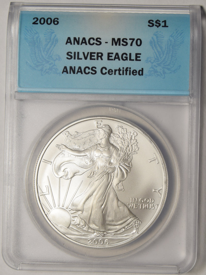 2006 Silver Eagle . . . . ANACS MS-70