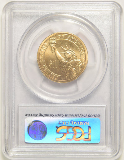 2007-D Jefferson Presidential Dollar . . . . PCGS MS-68 Satin Finish Position B