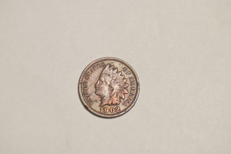 1902 Indian Cent . . . . XF obverse hits