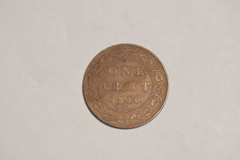 1910 Canadian Cent . . . . Select Uncirculated Brown