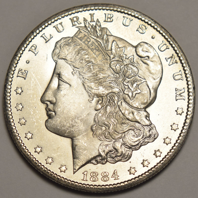 1884-CC Morgan Dollar . . . . Choice BU+