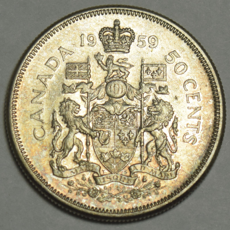 1959 Canadian Half . . . . Choice About Uncirculated