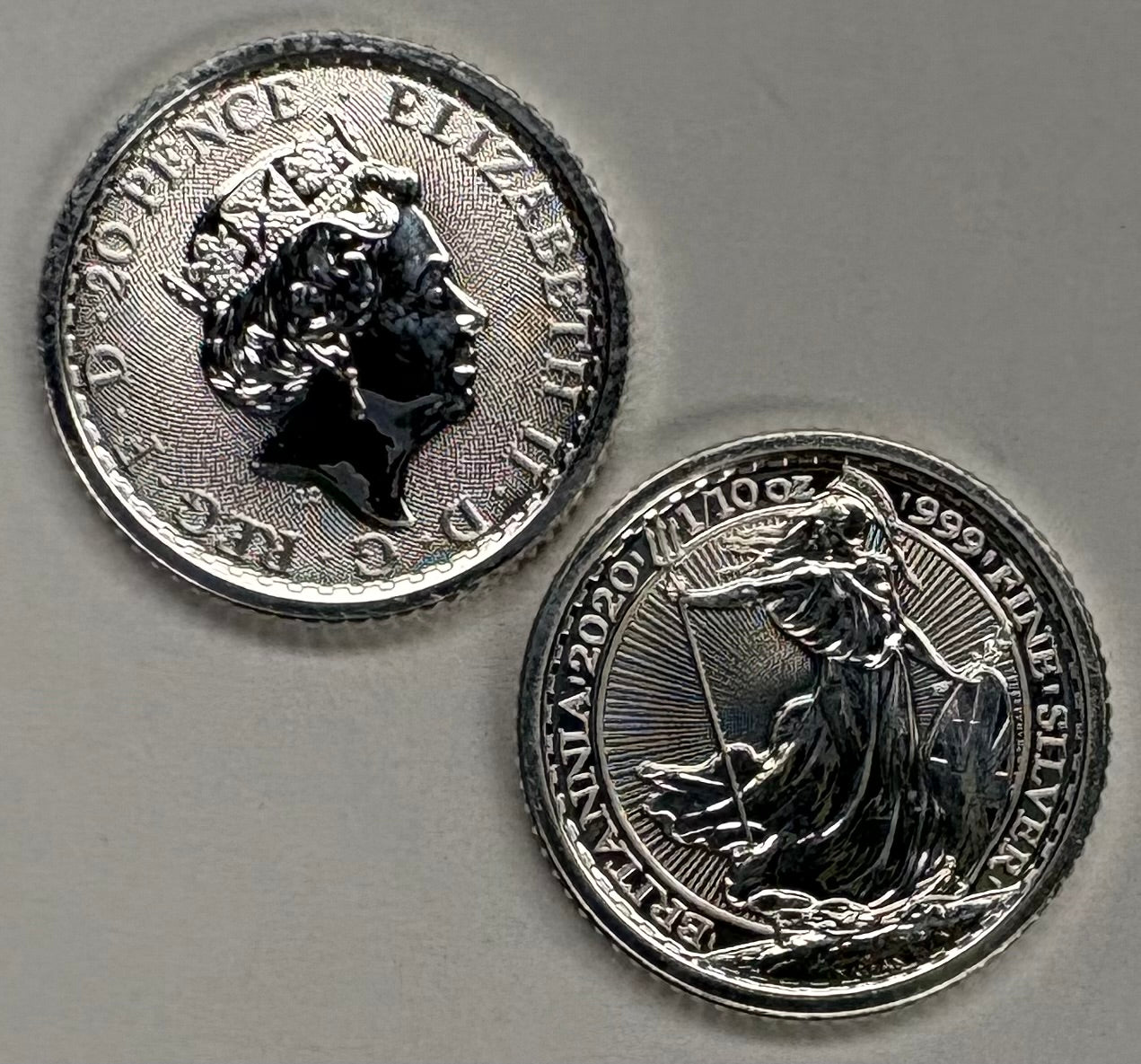 2020 Britannia . . . . Gem BU 1/10 oz Silver – Mount Vernon Coin