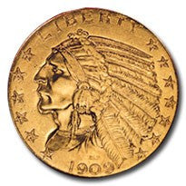 $2.50 Indian Gold . . . . Choice Brilliant Uncirculated