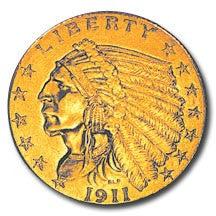 $5.00 Indian Gold . . . . Select Brilliant Uncirculated