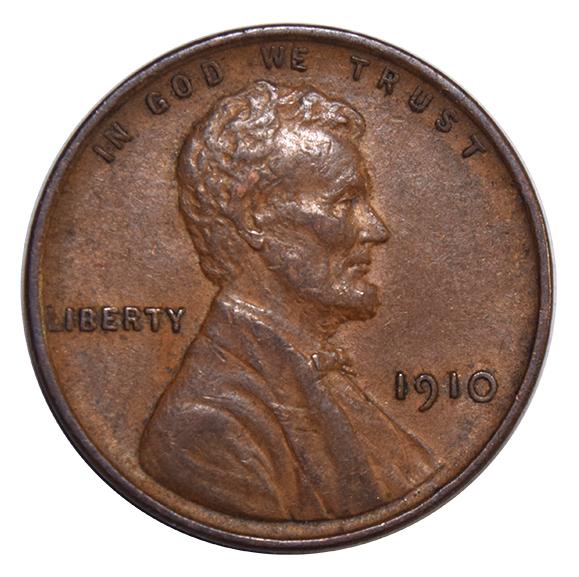 1910 Lincoln Cent . . . . Select Uncirculated Brown