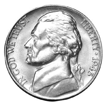 1945-D Silver Jefferson Nickel . . . . Brilliant Uncirculated