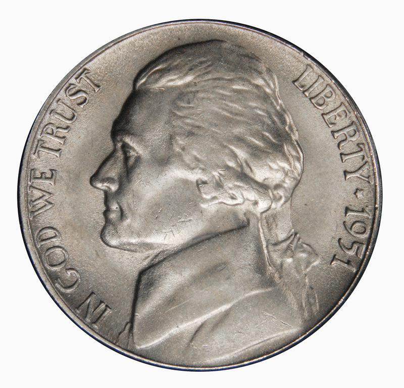 1951-S Jefferson Nickel . . . . Brilliant Uncirculated