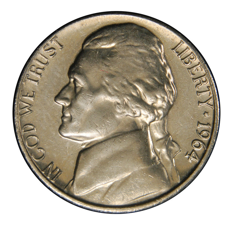 1964 Jefferson Nickel . . . . Brilliant Uncirculated