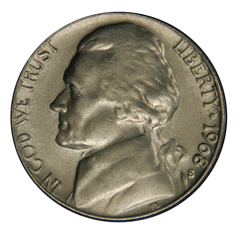 1968-S Jefferson Nickel . . . . Brilliant Uncirculated