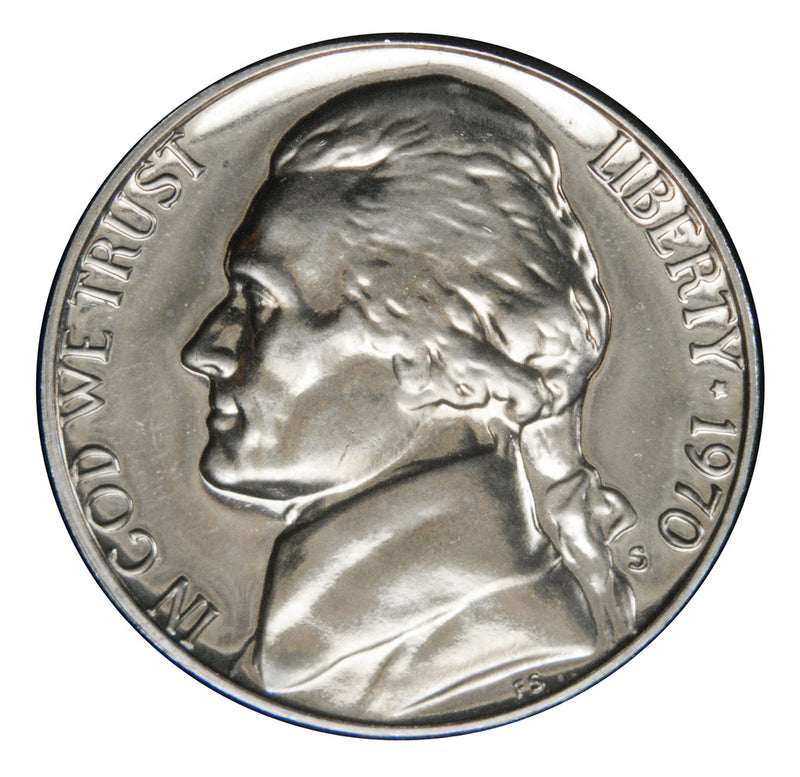 1970-S Jefferson Nickel . . . . Gem Brilliant Proof