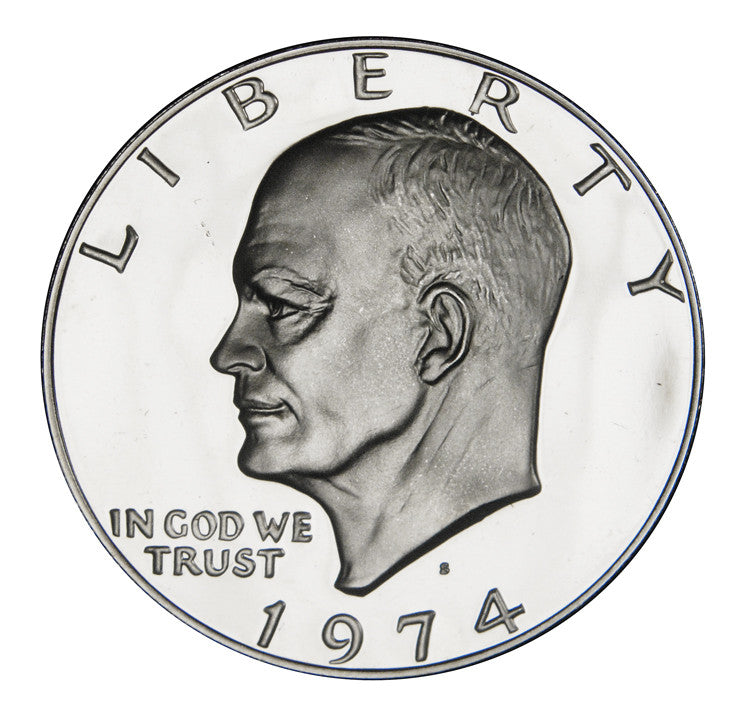 1974-S Eisenhower Dollar . . . . Gem Proof Silver