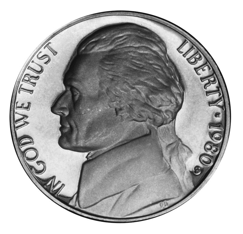 1980-S Jefferson Nickel . . . . Gem Brilliant Proof