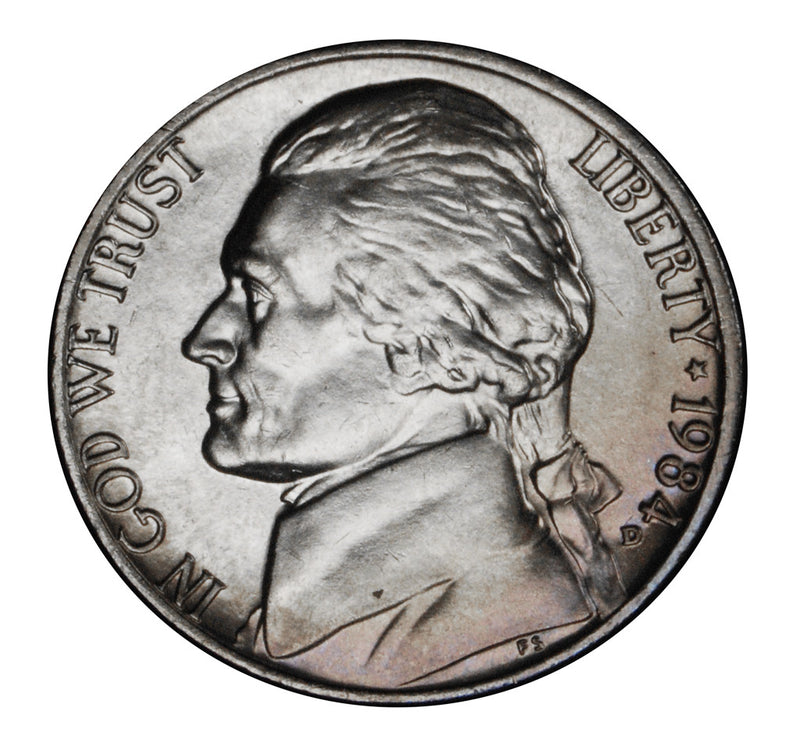 1984-D Jefferson Nickel . . . . Brilliant Uncirculated