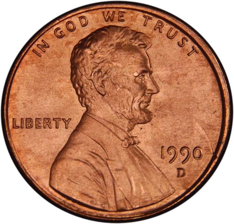 1990-D Lincoln Cent . . . . Brilliant Uncirculated