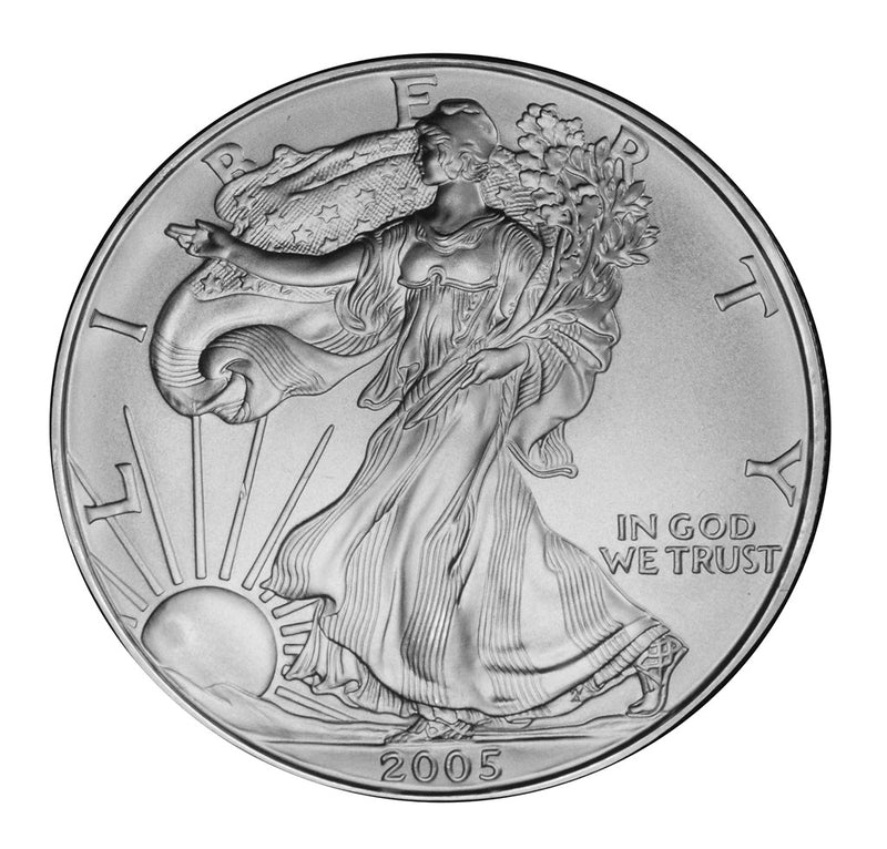 2005 Silver Eagle . . . . Gem Brilliant Uncirculated