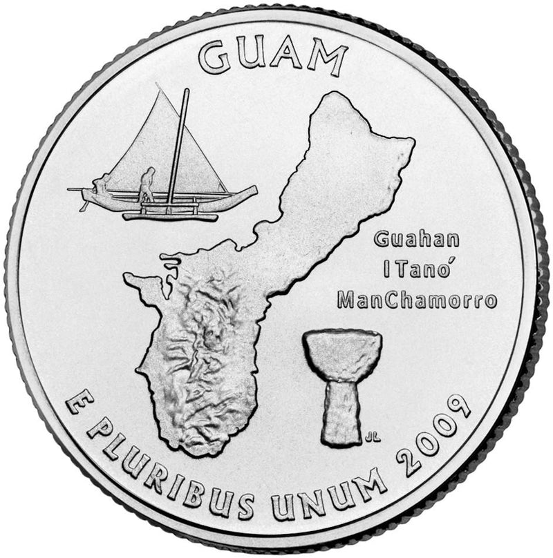 2009-D Guam Quarter . . . . Choice BU