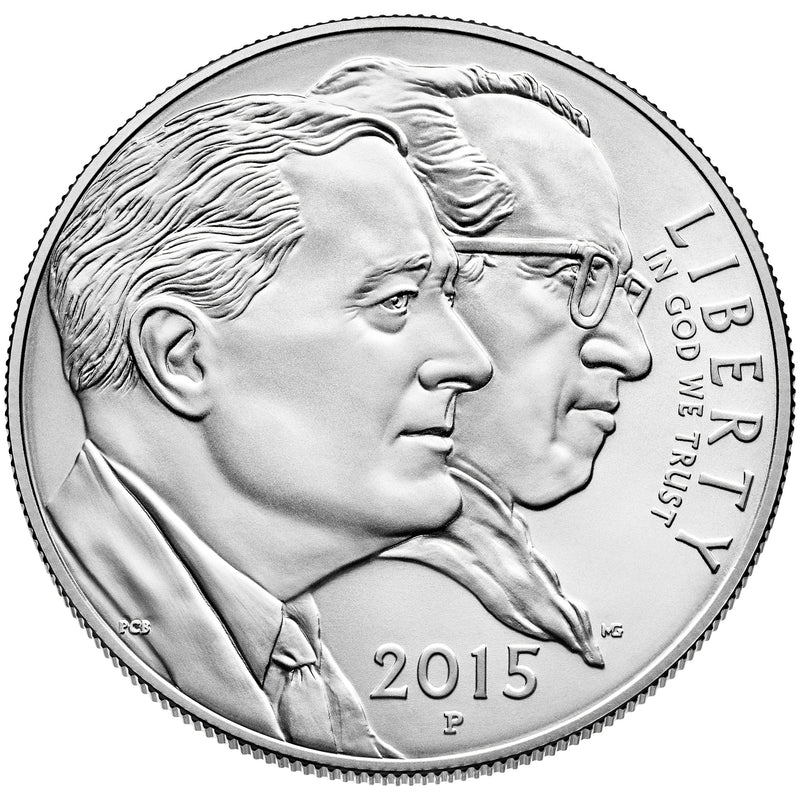 2015-W March of Dimes 75th Anniversary Silver Dollar . . . . Gem BU in original U.S. Mint Box