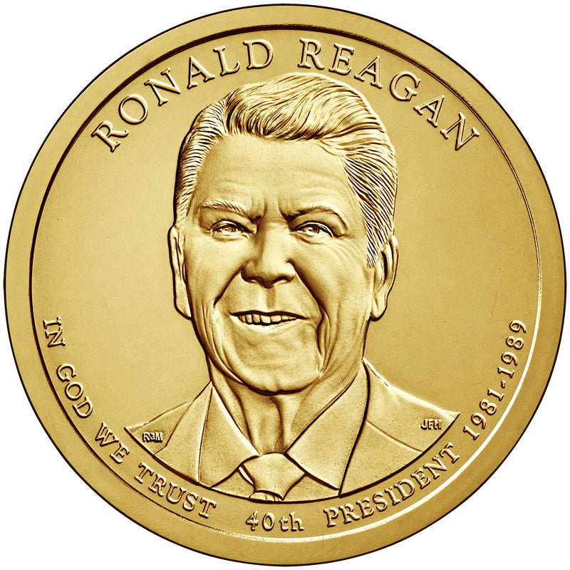 2016-P and D Pair Reagan Presidential Dollars . . . . Choice Brilliant Uncirculated