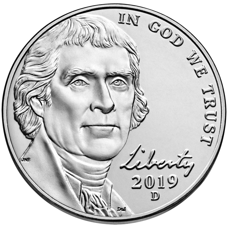 2019-D Jefferson Nickel . . . . Brilliant Uncirculated