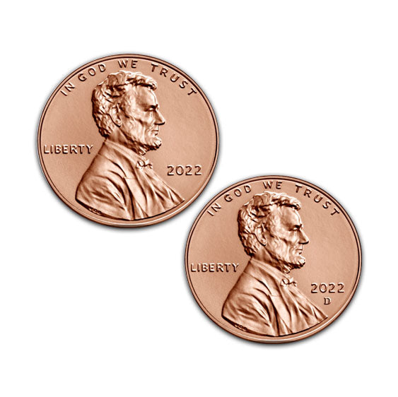 2022 P and D Lincoln Shield Cent . . . . .  Choice Brilliant Uncirculated