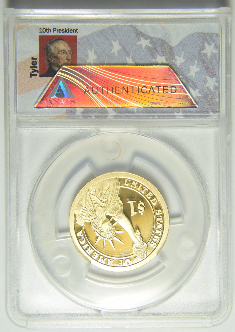 2009-S Tyler Presidential Dollar . . . . ANACS PF-70 DCAM First Day of Issue