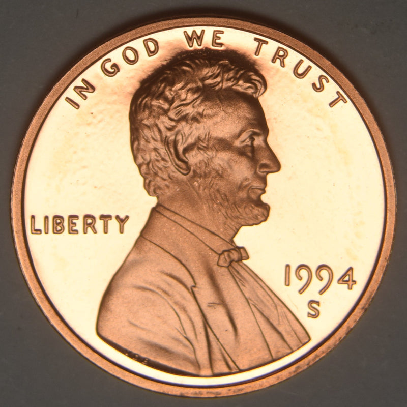 1994-S Lincoln Cent . . . . Gem Brilliant Proof
