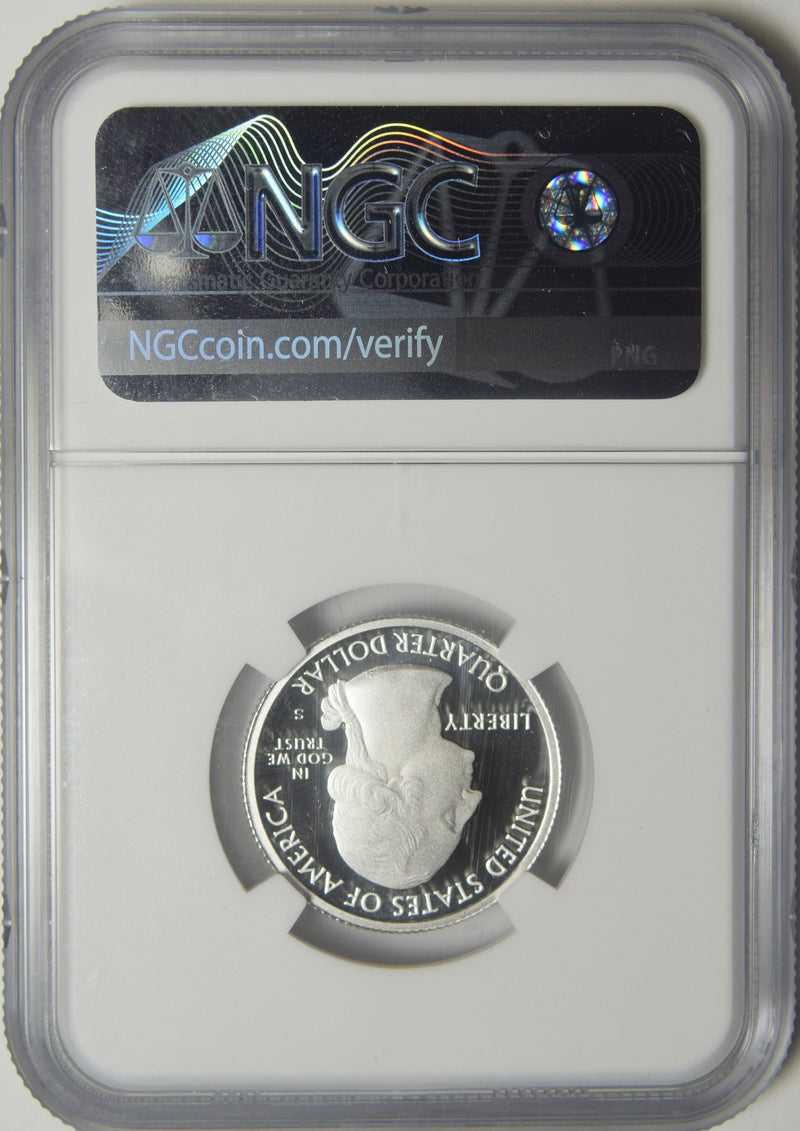 2020-S Weir Farm Historic Site Silver Quarter . . . . NGC PF-70 Ultra Cameo Limited Edition Set First Day of Issue Mercanti Autograph