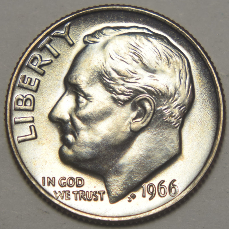 1966 SMS Roosevelt Dime . . . . Brilliant Uncirculated