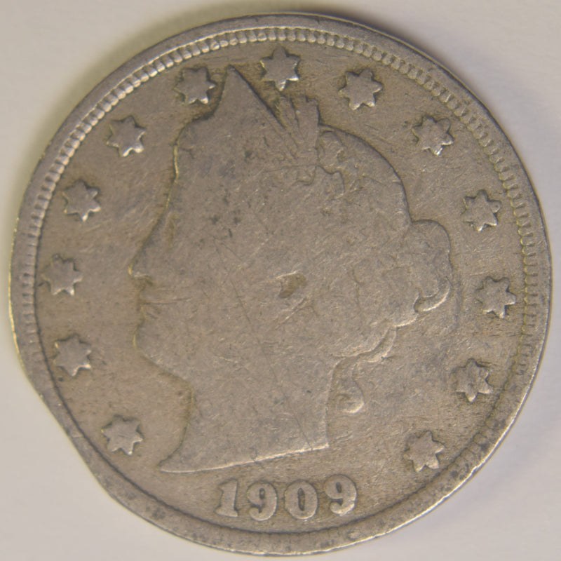 1909 Liberty Nickel . . . . VG small clip