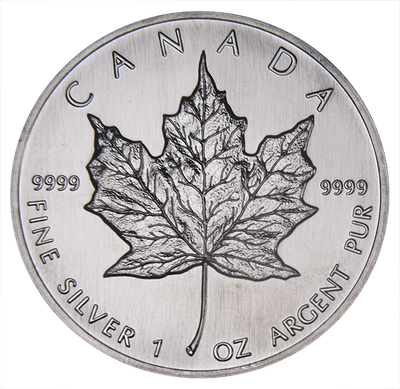 2015 Canadian Maple Leaf . . . . Gem BU 1 oz. Silver